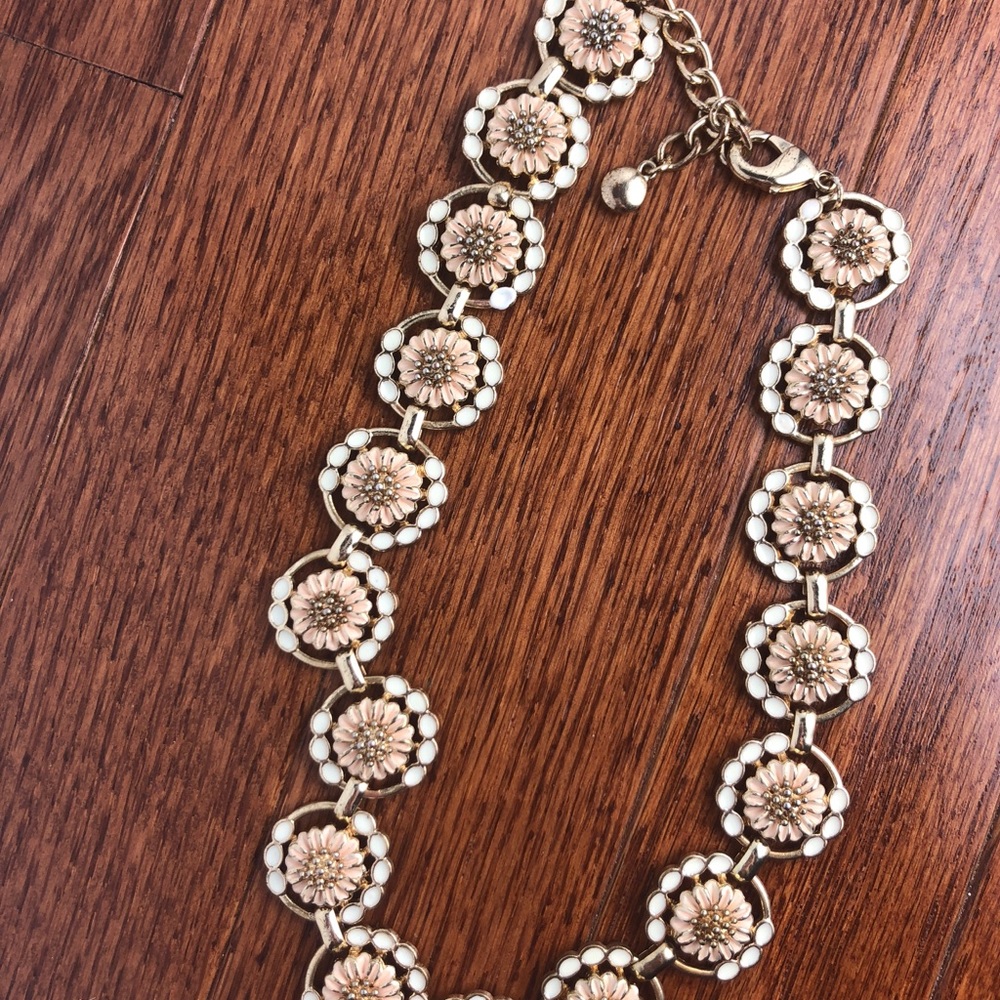 Floral statement necklace